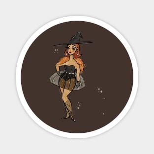 Hollywood glamour Witch Magnet